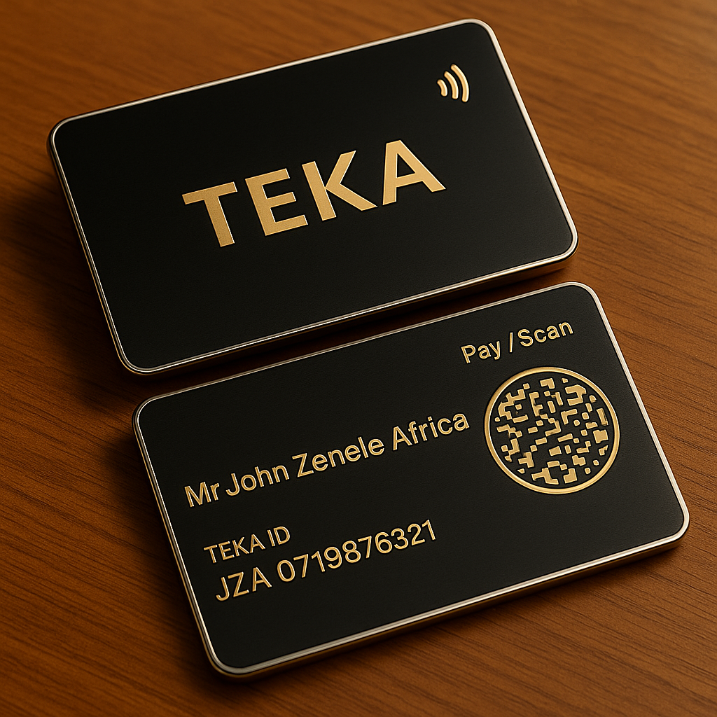 TEKA Black Edition card